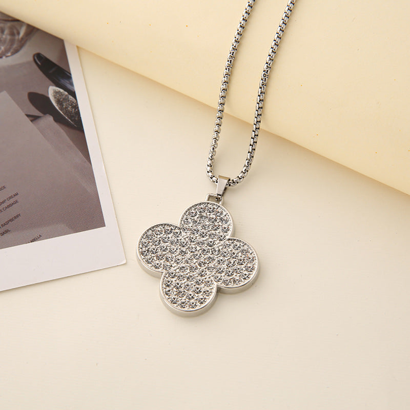 Salty Lucky Bloom Silver Chain