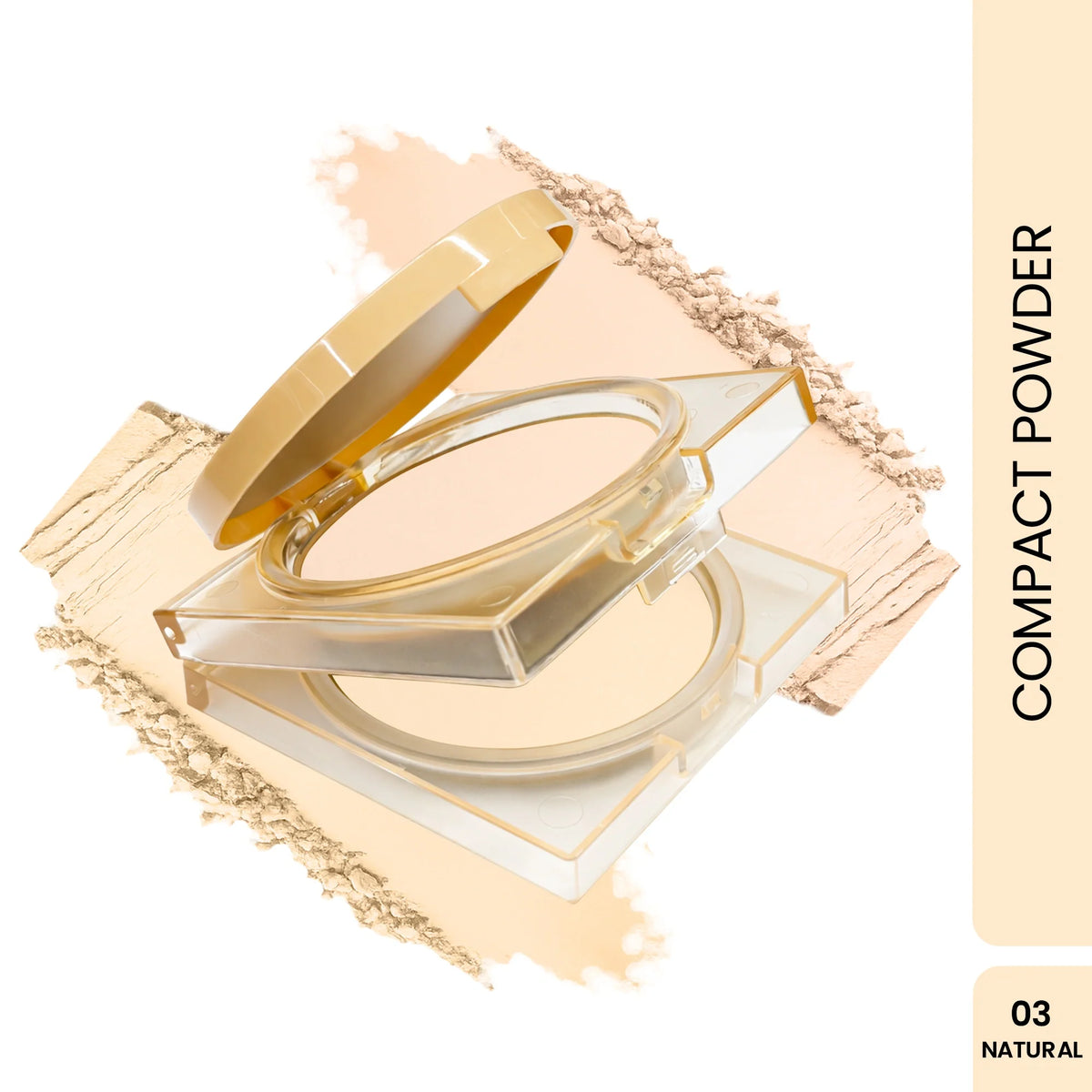 Seven Seas 03-Natural - Tone Cover HD Compact Powder