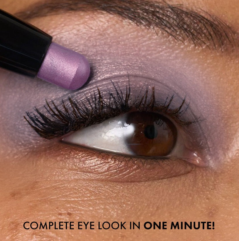 mCaffeine Duo-Verse 2-In-1 Kajal + Eyeshadow - Blush Gold & Black Magic