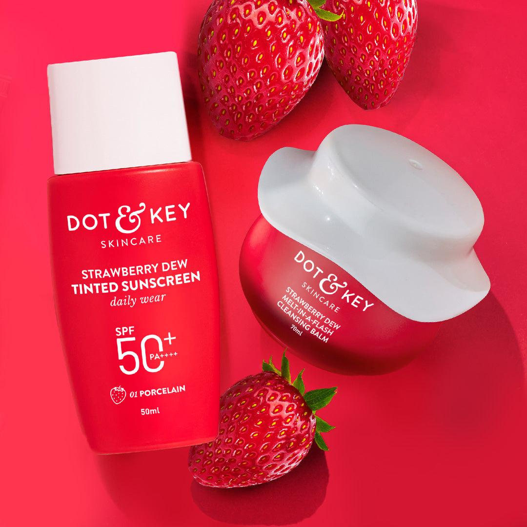 Dot & Key Tinted Sunscreen Porcelain 01 + Cleansing Balm