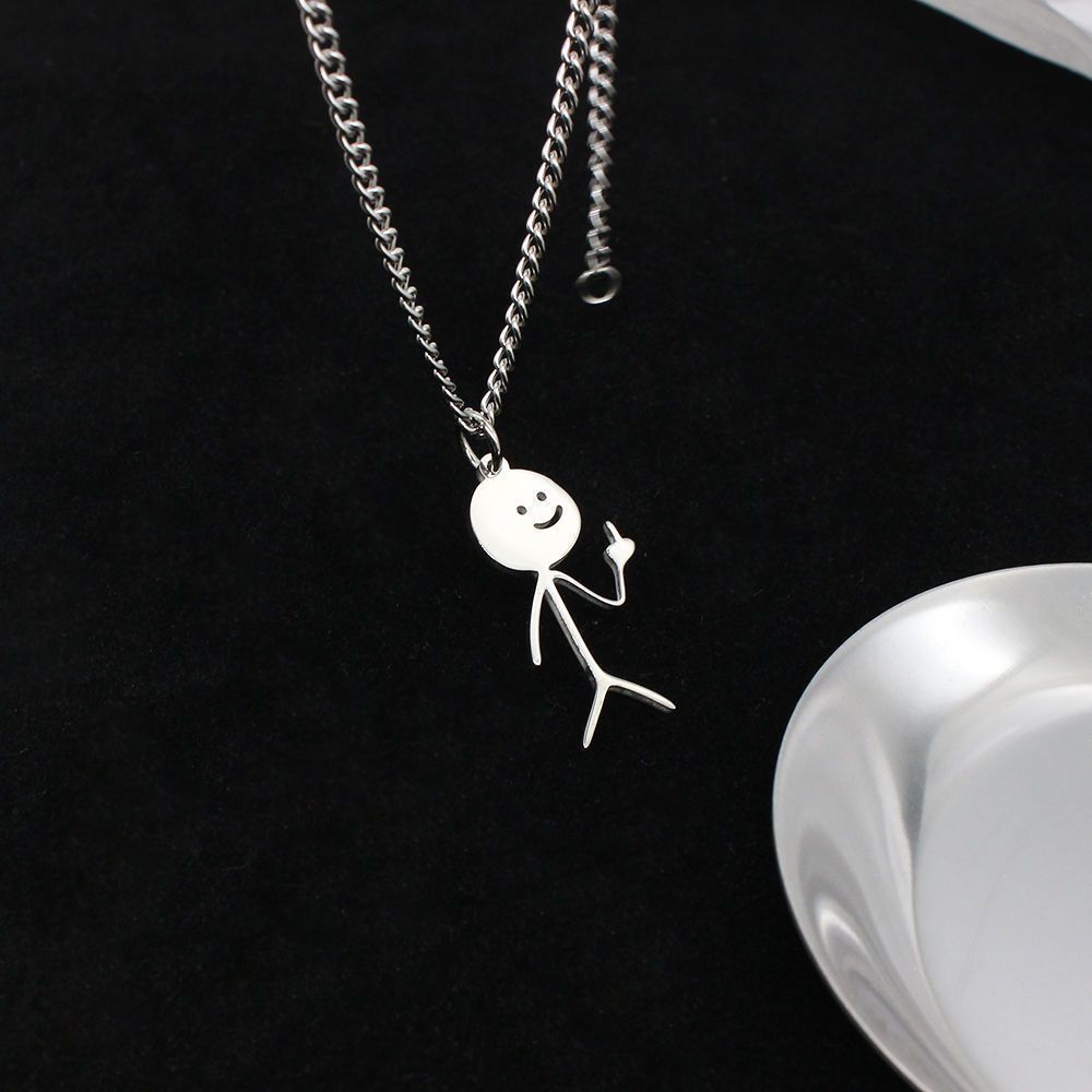 Salty Be Yourself Be You Silver Chain