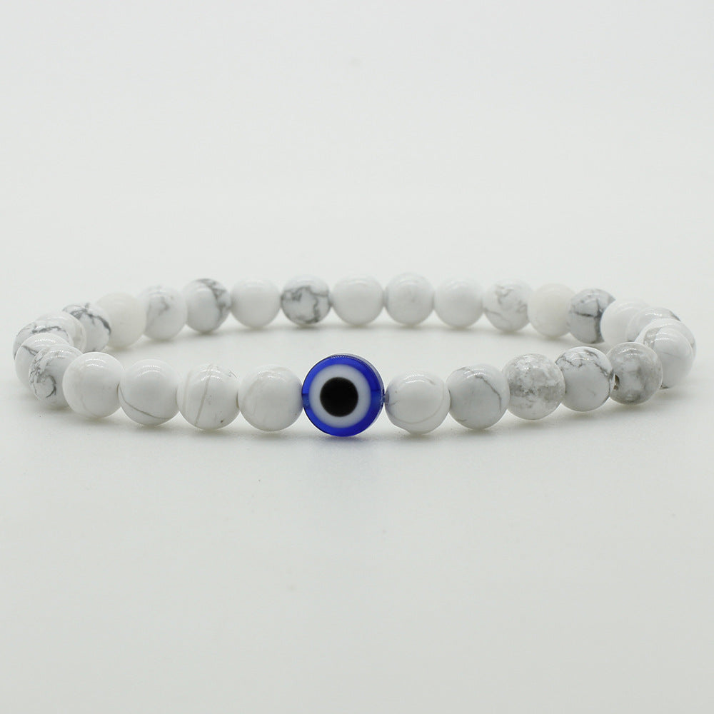 Salty Protective Evil Eye Natural Stone Band