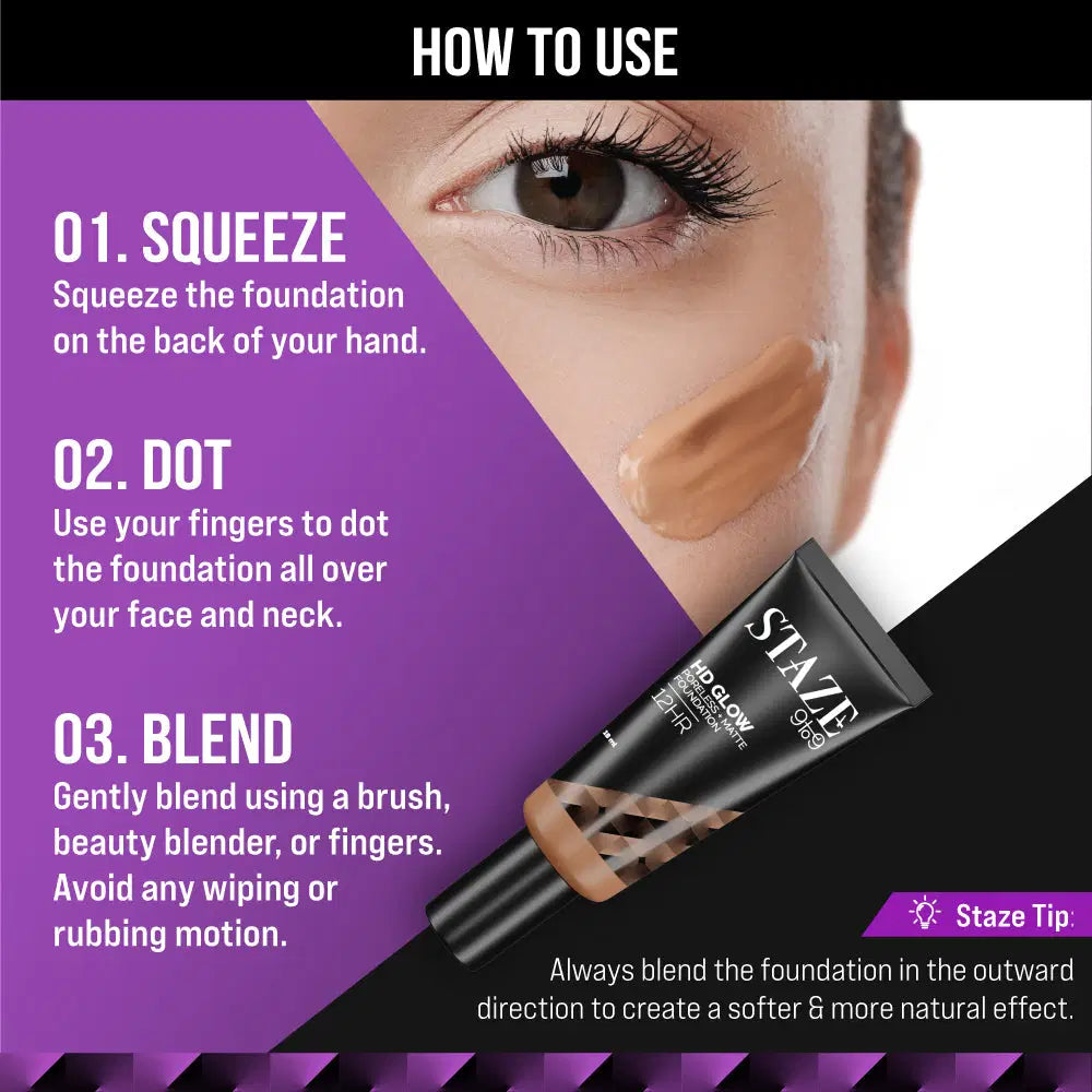 Staze HD Glow Foundation