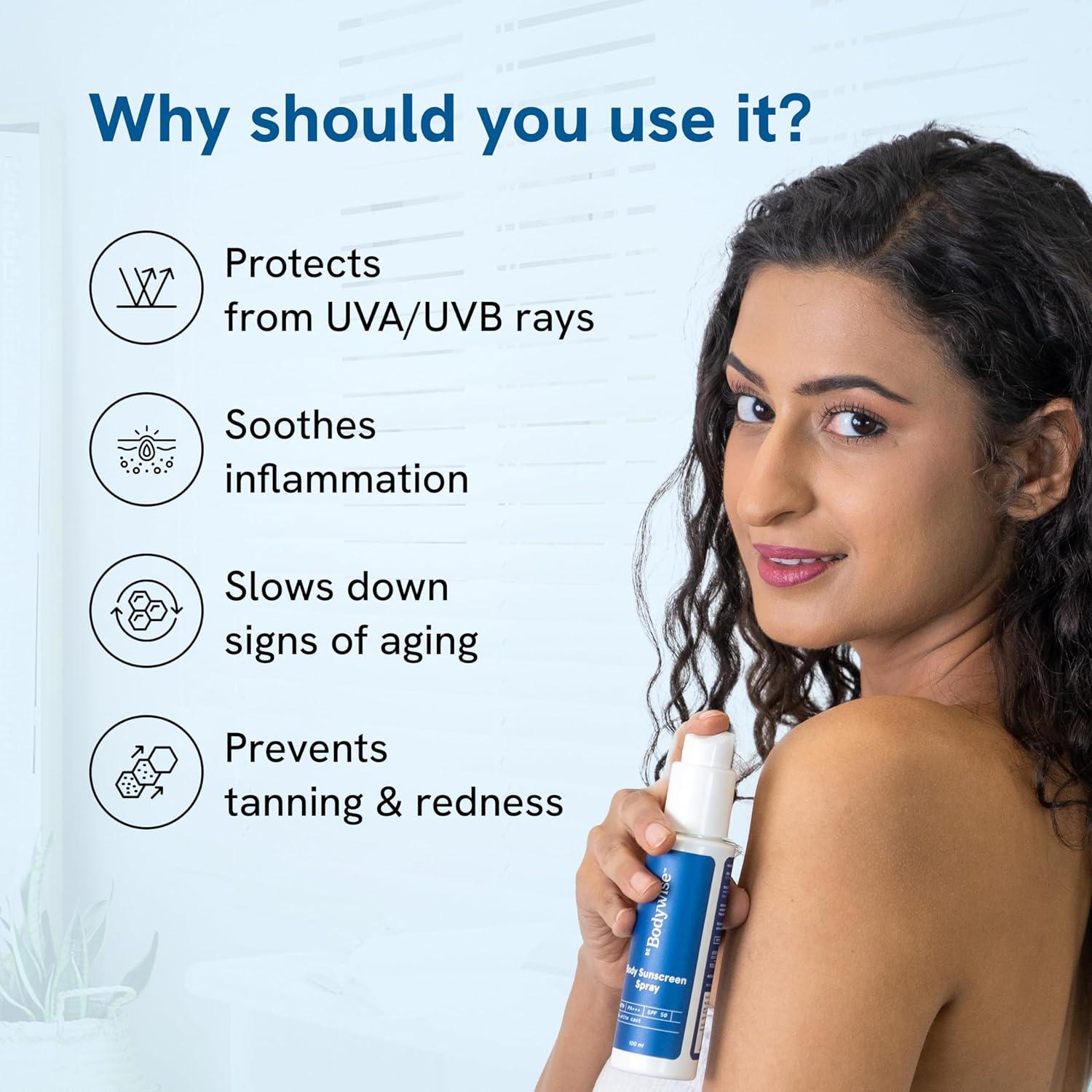 Be Bodywise Body Sunscreen Spray with SPF 50