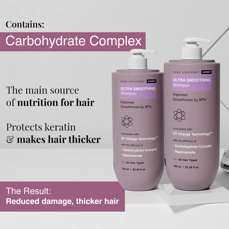 Bare Anatomy Ultra Smoothing Shampoo - 750ml