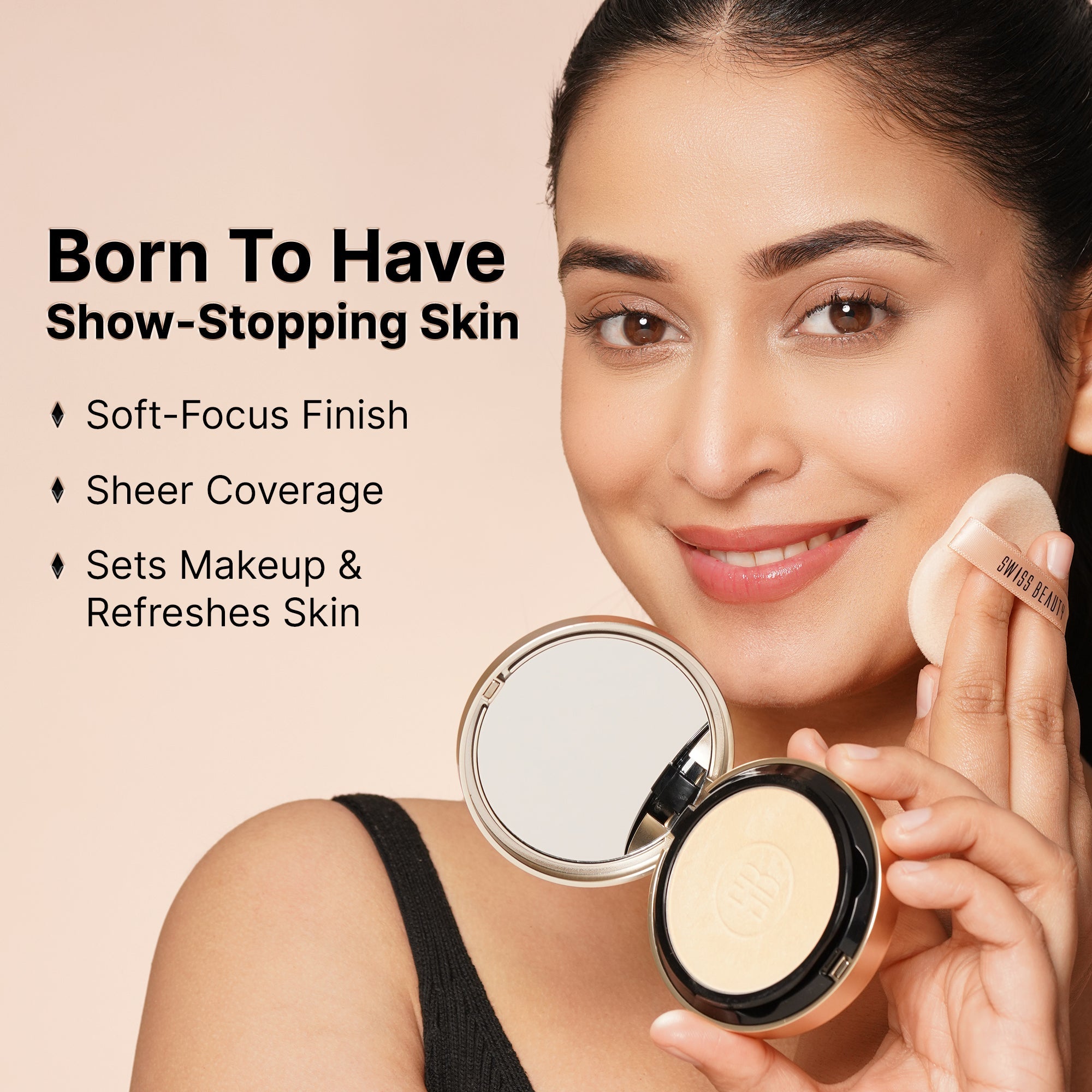 Swiss Beauty Select Born To Last Compact Powder