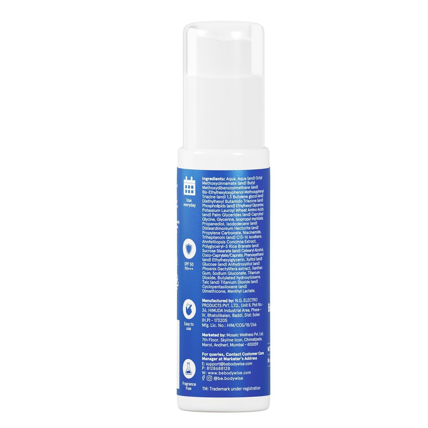 Be Bodywise Body Sunscreen Spray with SPF 50