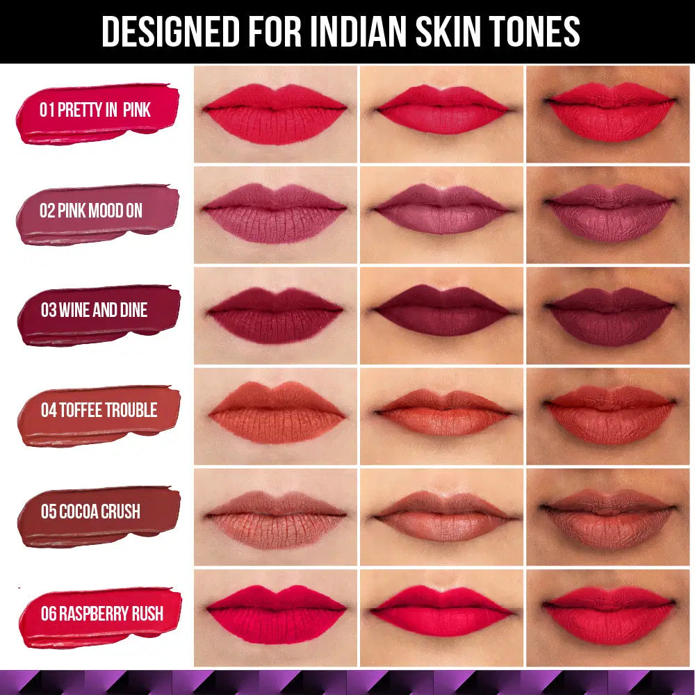 Staze Lips Don’t Lie Liquid Lipstick - 01 Pretty in Pink