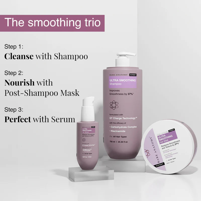 Bare Anatomy Ultra Smoothing Shampoo - 750ml