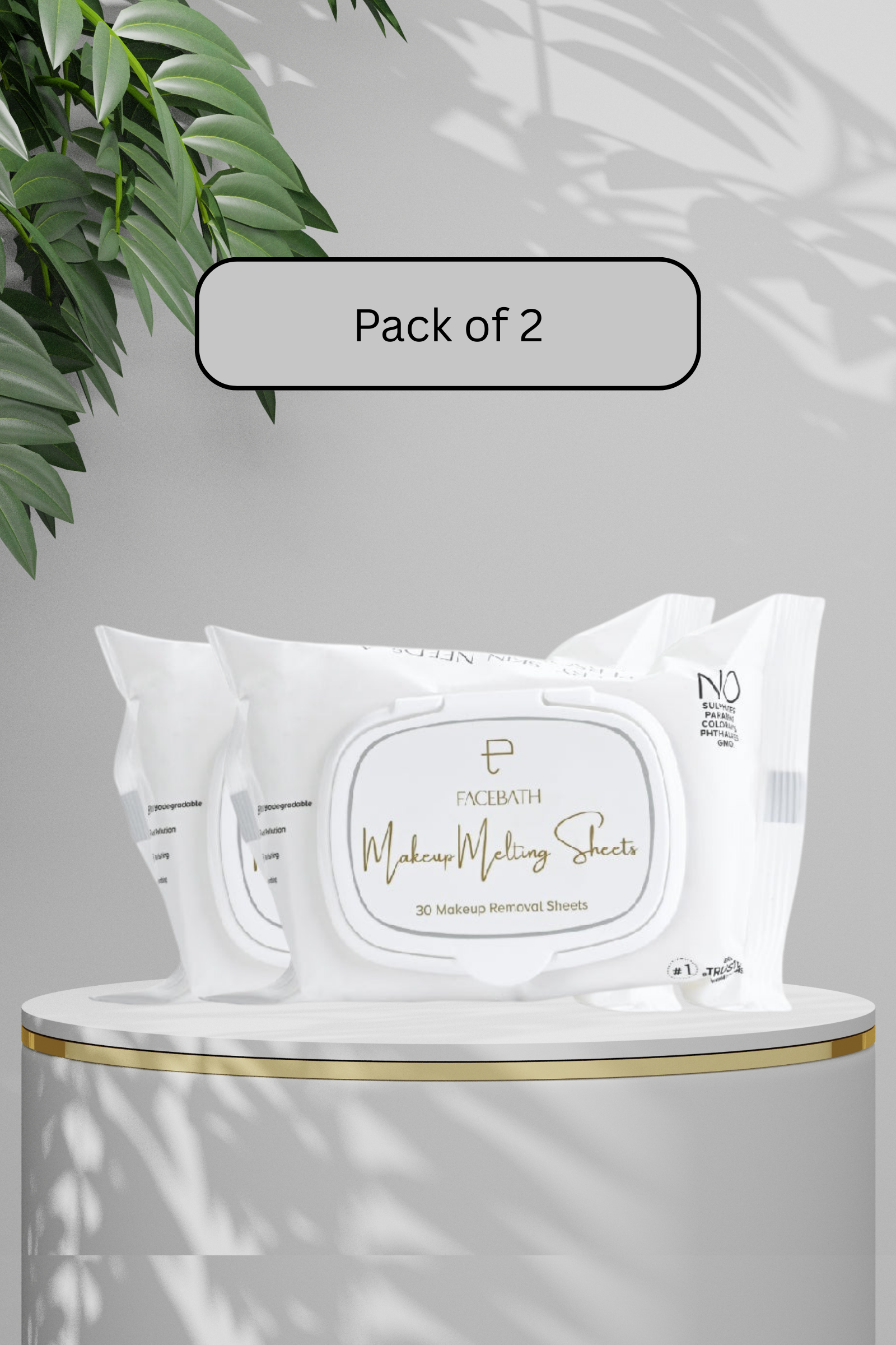 Personal Touch Makeup Melting Skin Care Wipes (30 Sheets) - Pack of 2