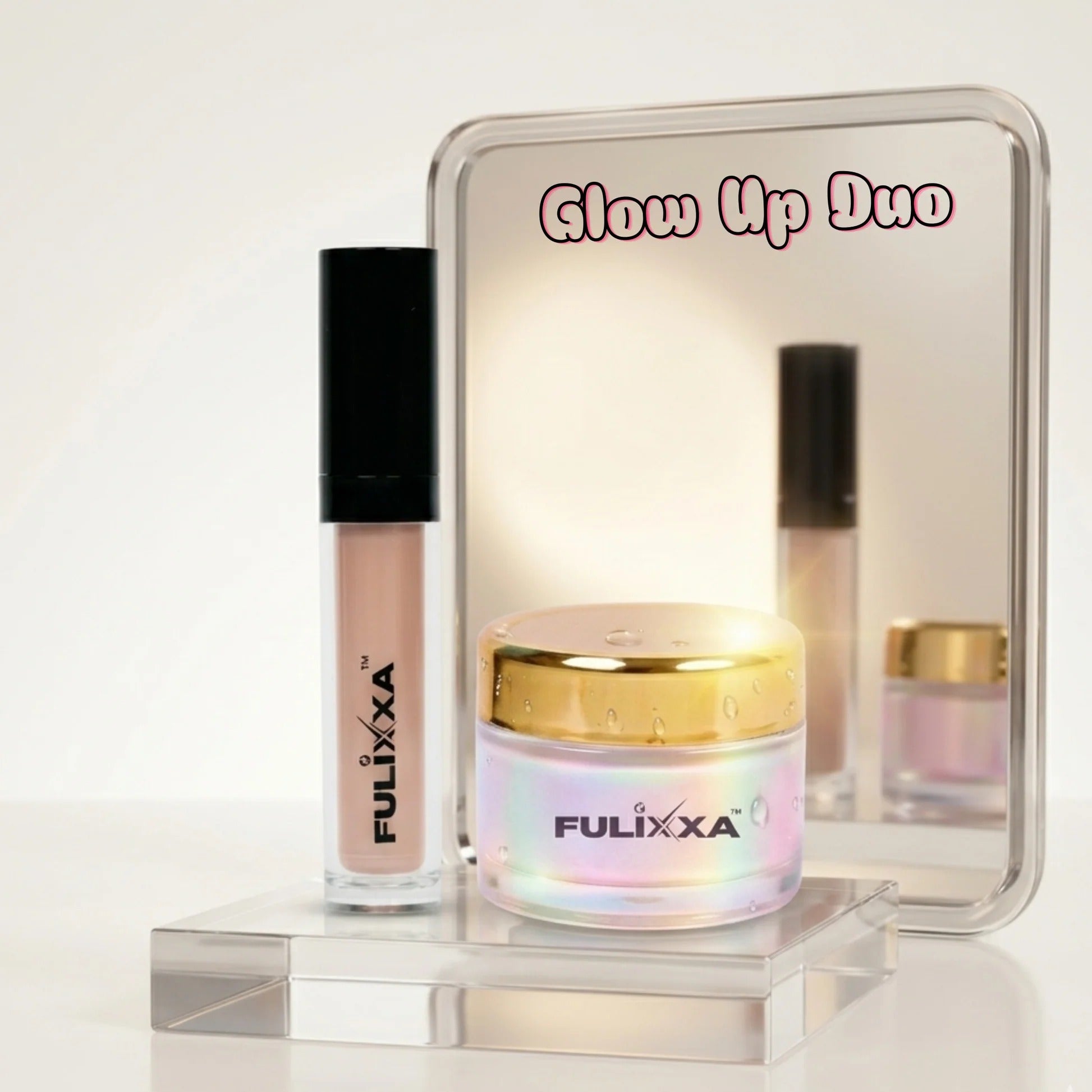 Fulixxa Medium Almond - Glow Up Duo – Concealer & Lumi Cream Everyday Makeup Comb | Pack of 2
