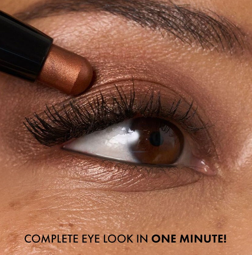 mCaffeine Duo-Verse 2-In-1 Kajal + Eyeshadow - Espresso Brown & Black Magic