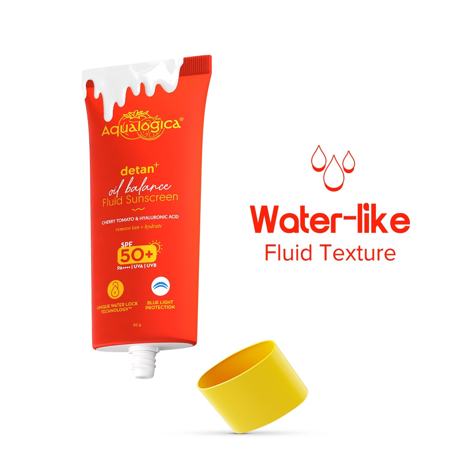 Aqualogica Detan+ Oil Balance Fluid Sunscreen - 50g