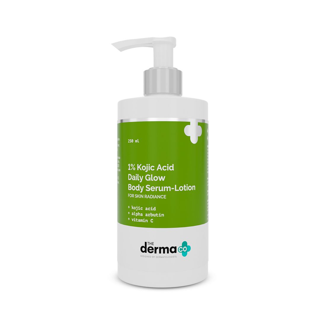 Derma Co 1% Kojic Acid Daily Glow Body Serum-Lotion