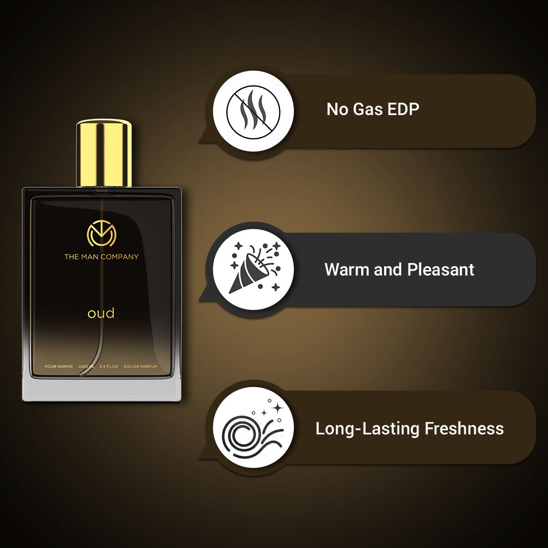 The Man Company Eau De Parfum Oud - 100ml