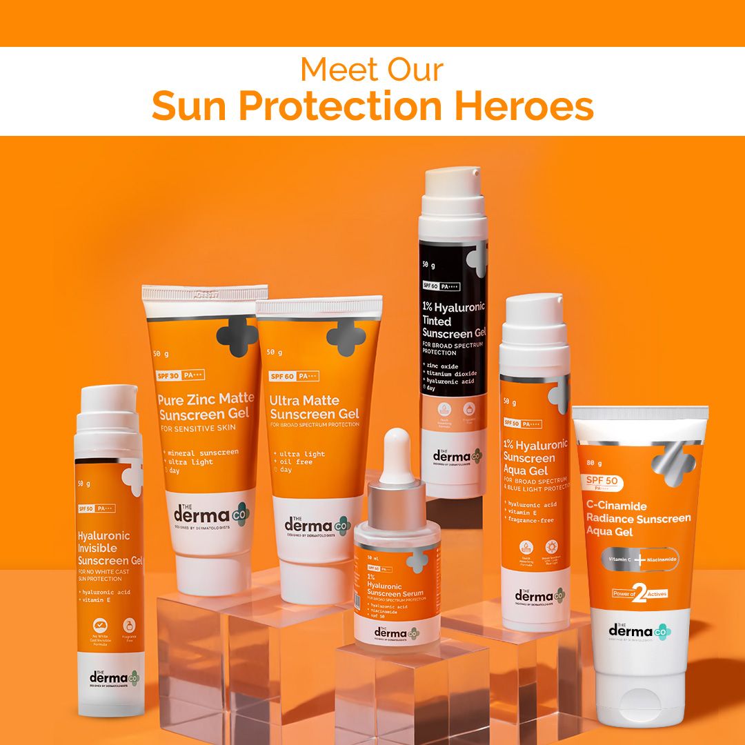 Derma Co C-Cinamide Radiance Sunscreen Aqua Gel SPF 50 PA++++