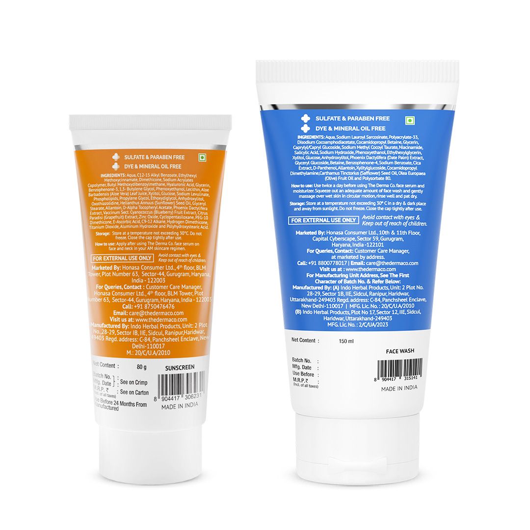 Derma Co Anti-Acne Cleanse & Protect Duo
