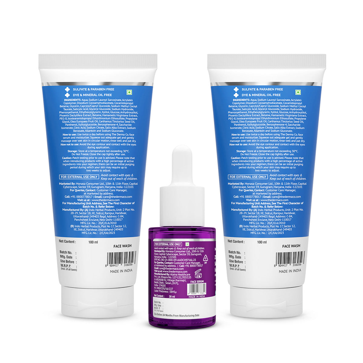 Derma Co Acne Busting Kit (2% Salicylic Acid Gel Face Wash + 2% Salicylic Acid Serum)
