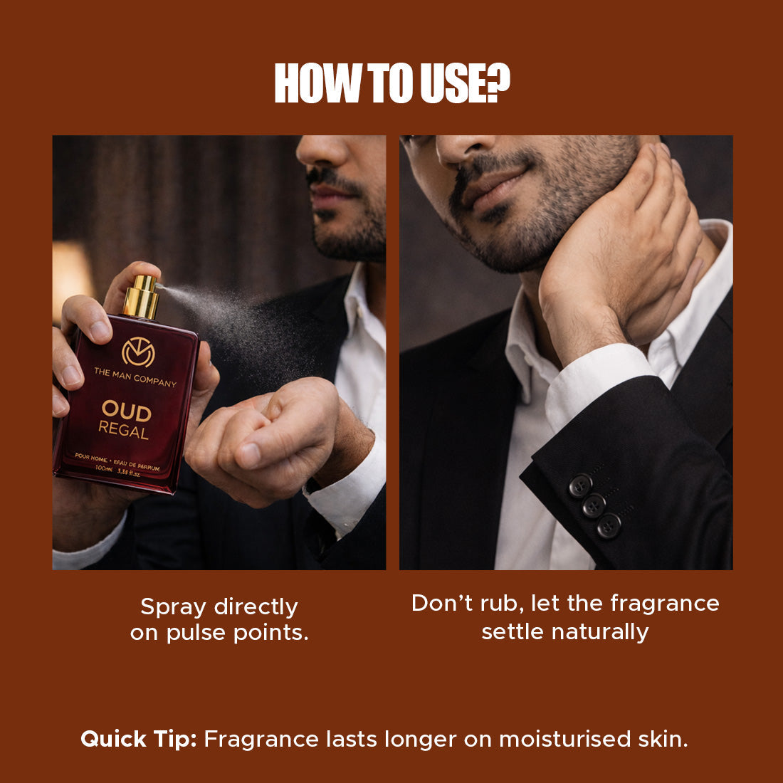 The Man Company Eau De Parfum Oud Regal - 100ml