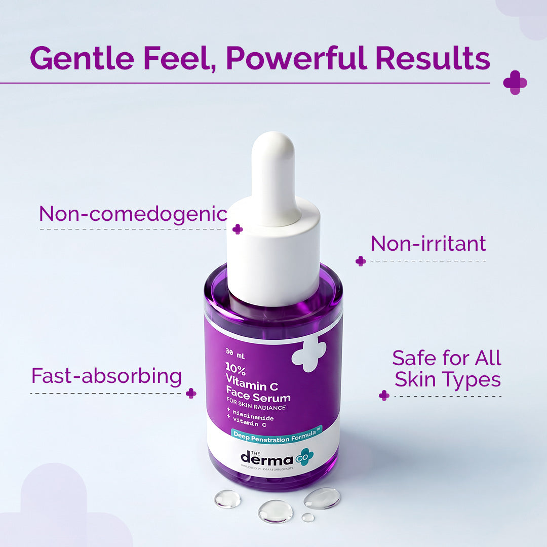 Derma Co 10% Vitamin C Face Serum with 5% Niacinamide & Hyaluronic Acid