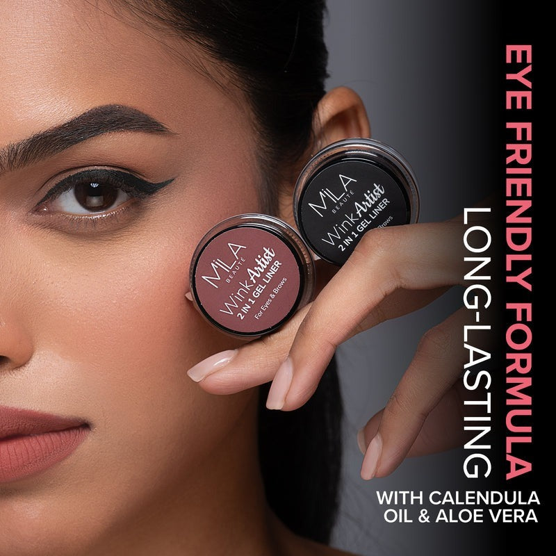 Mila Beaute Wink Artist 2 in 1 Gel Eyeliner