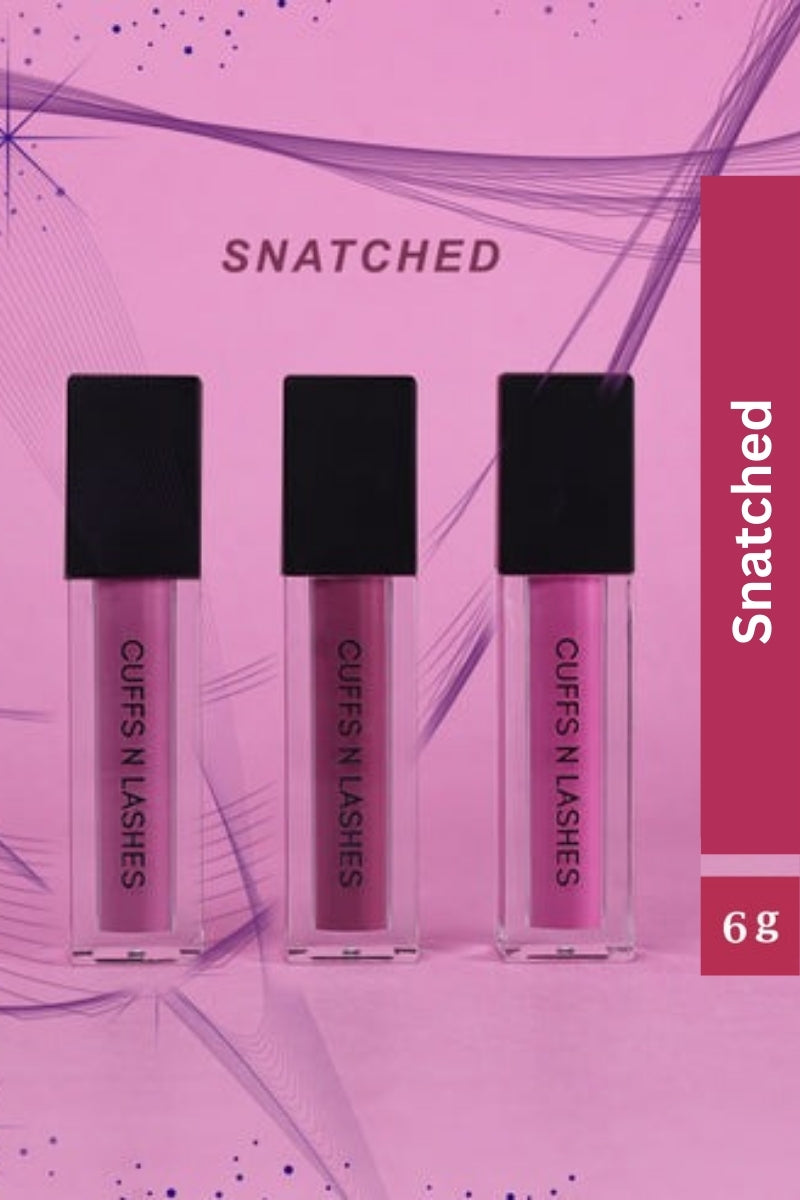 Cuffs N Lashes Snatched - Matte Mini Liquid Lipstick (Set of 3)