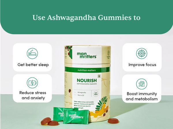 Man Matters Ashwagandha Gummies for Stress