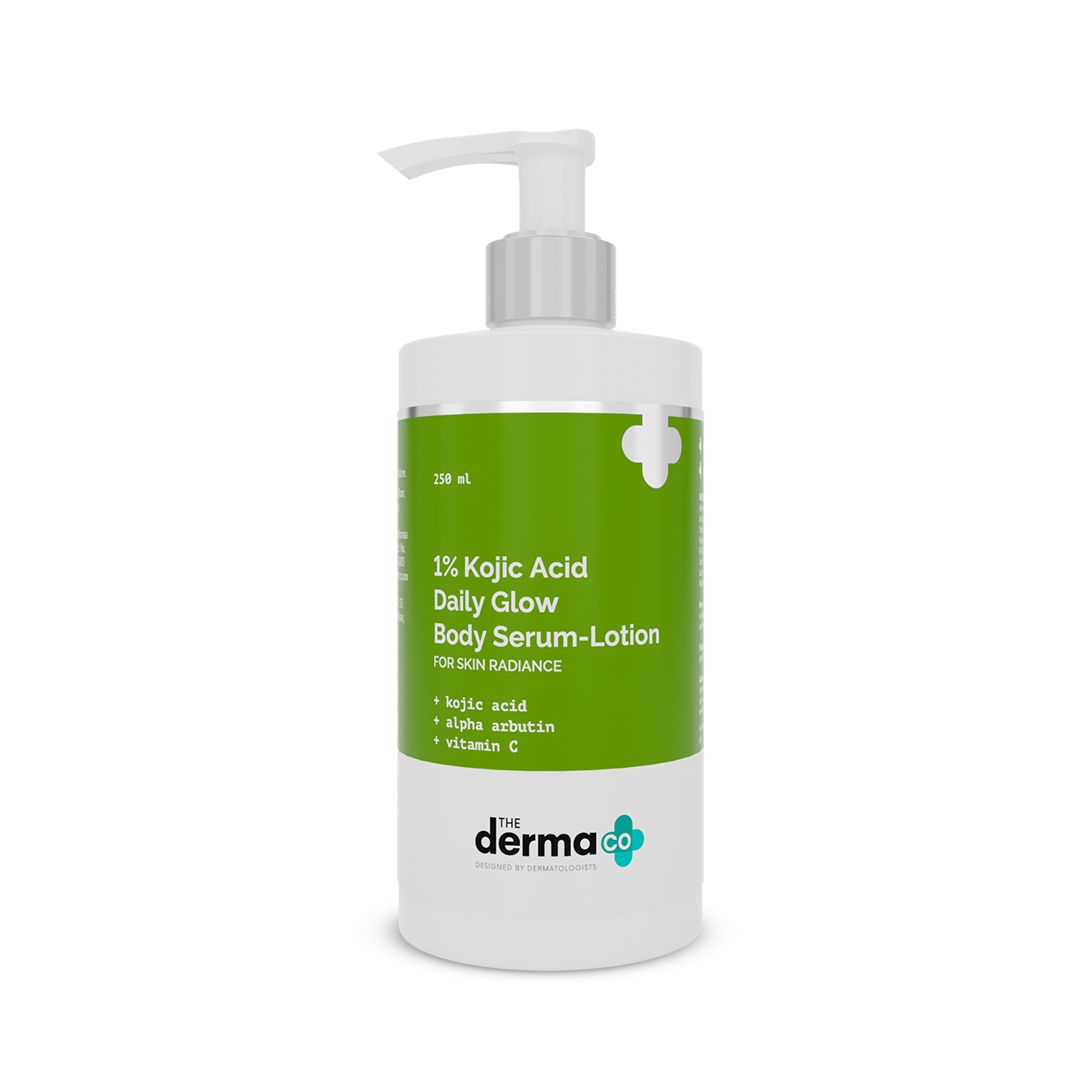Derma Co 1% Kojic Acid Daily Glow Body Serum-Lotion