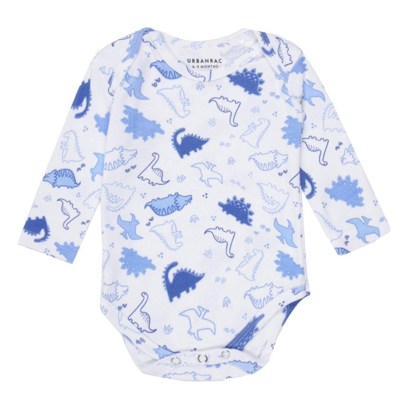 Urbanrac Onesies - Dino Print in Blue