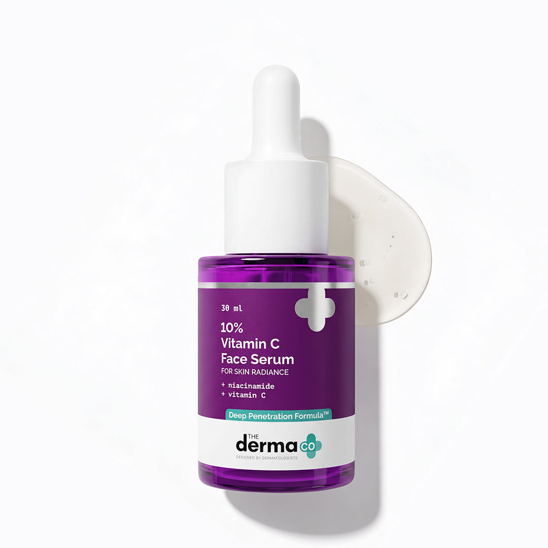 Derma Co 10% Vitamin C Face Serum with 5% Niacinamide & Hyaluronic Acid