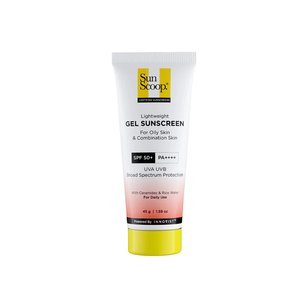 Sunscoop Ceramides & Rice Water Gel Sunscreen SPF 50+ PA++++ (45g)