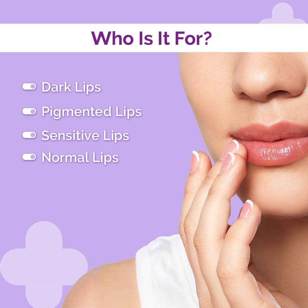 Derma Co 1% Kojic Acid Lip Balm with Alpha Arbutin & Hyaluronic Acid, SPF 30 PA++