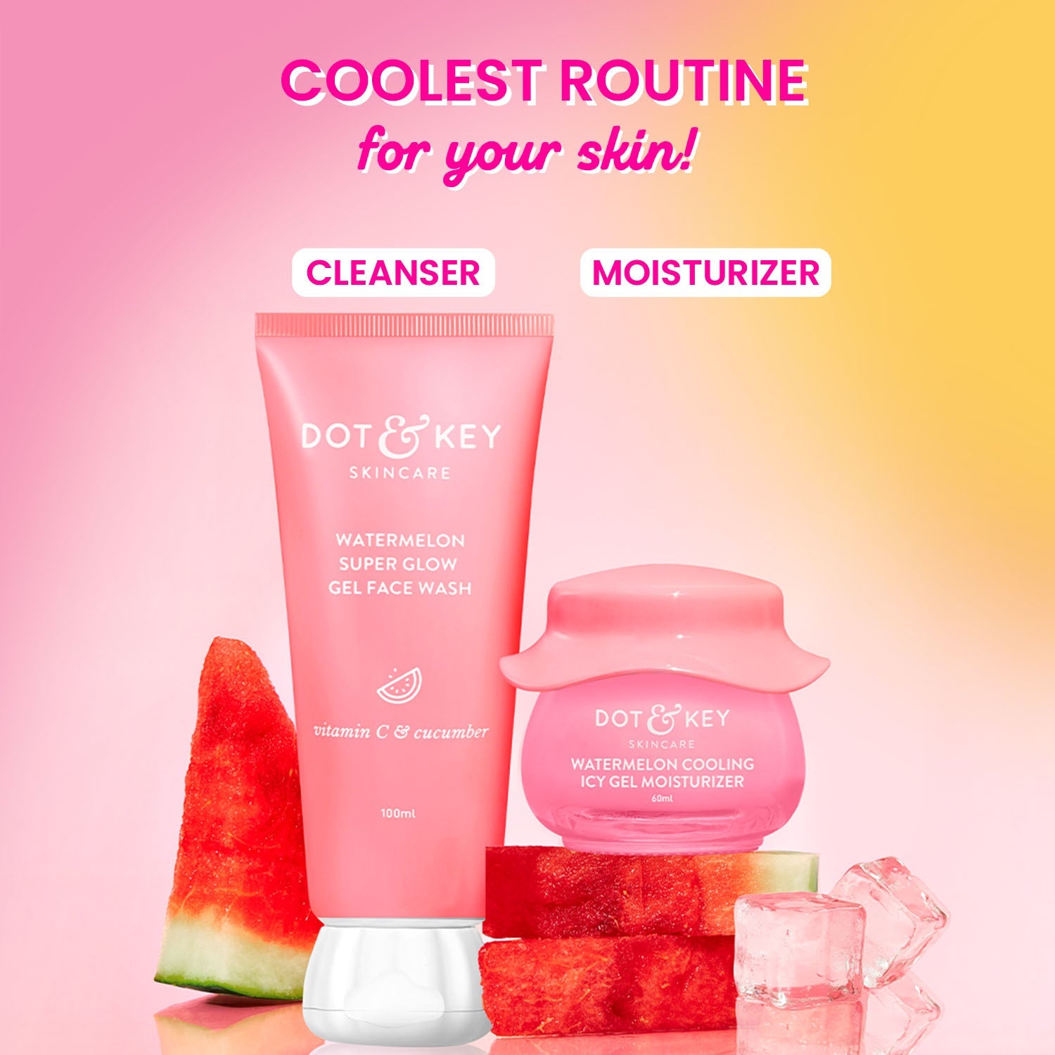 Dot & Key Cleanse + Moisturize Watermelon Duo - 180ml