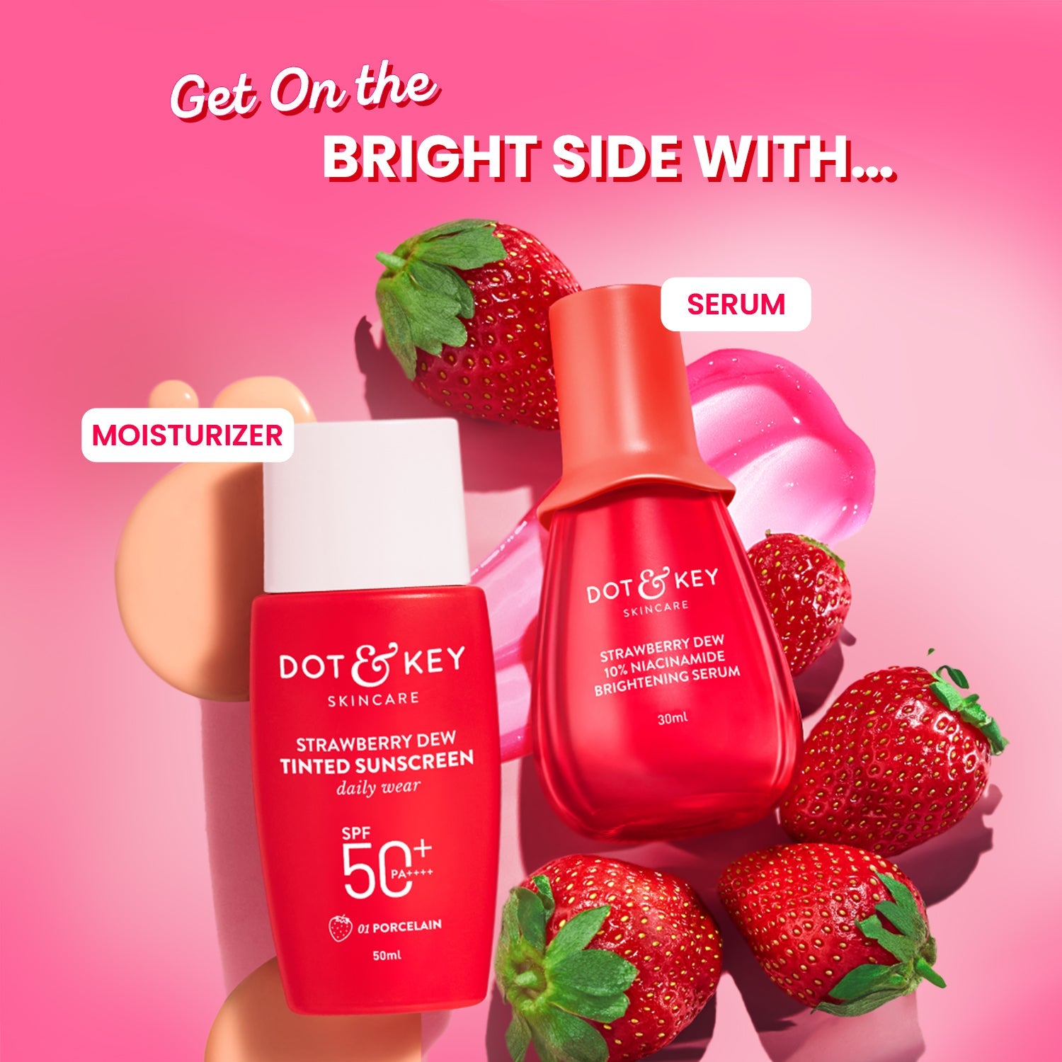 Dot & Key Strawberry + Niacinamide Bright Skin Duo - 80ml