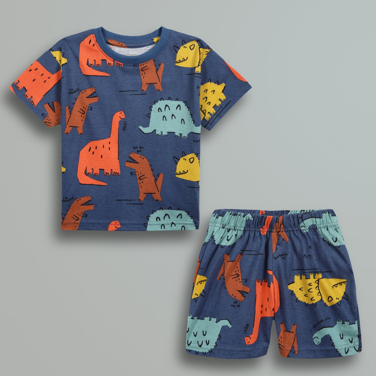 Urbanrac 100% Cotton Co-Ord Sets - Little Kids - Dino Print