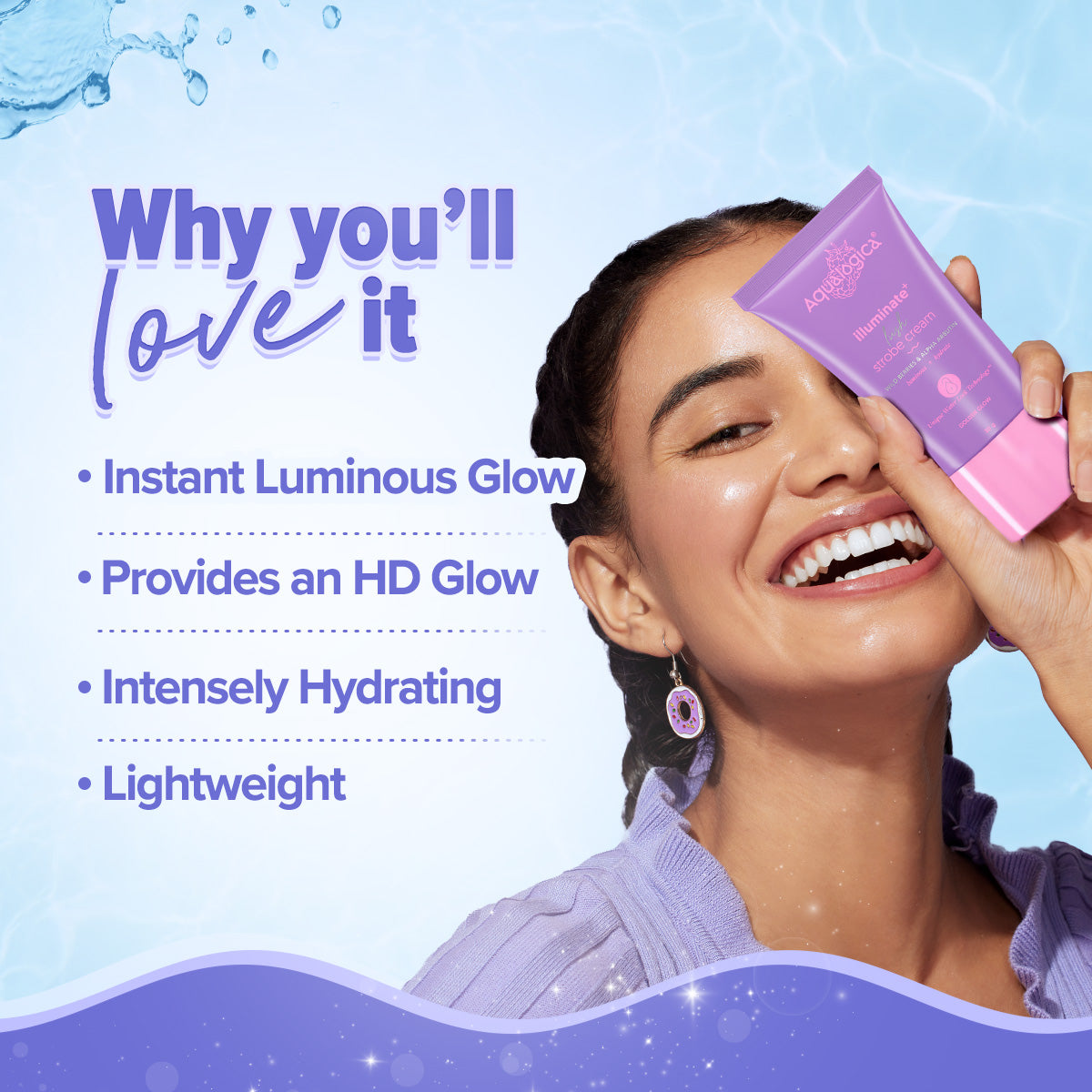 Aqualogica Illuminate+ Lush Strobe Cream - 30g