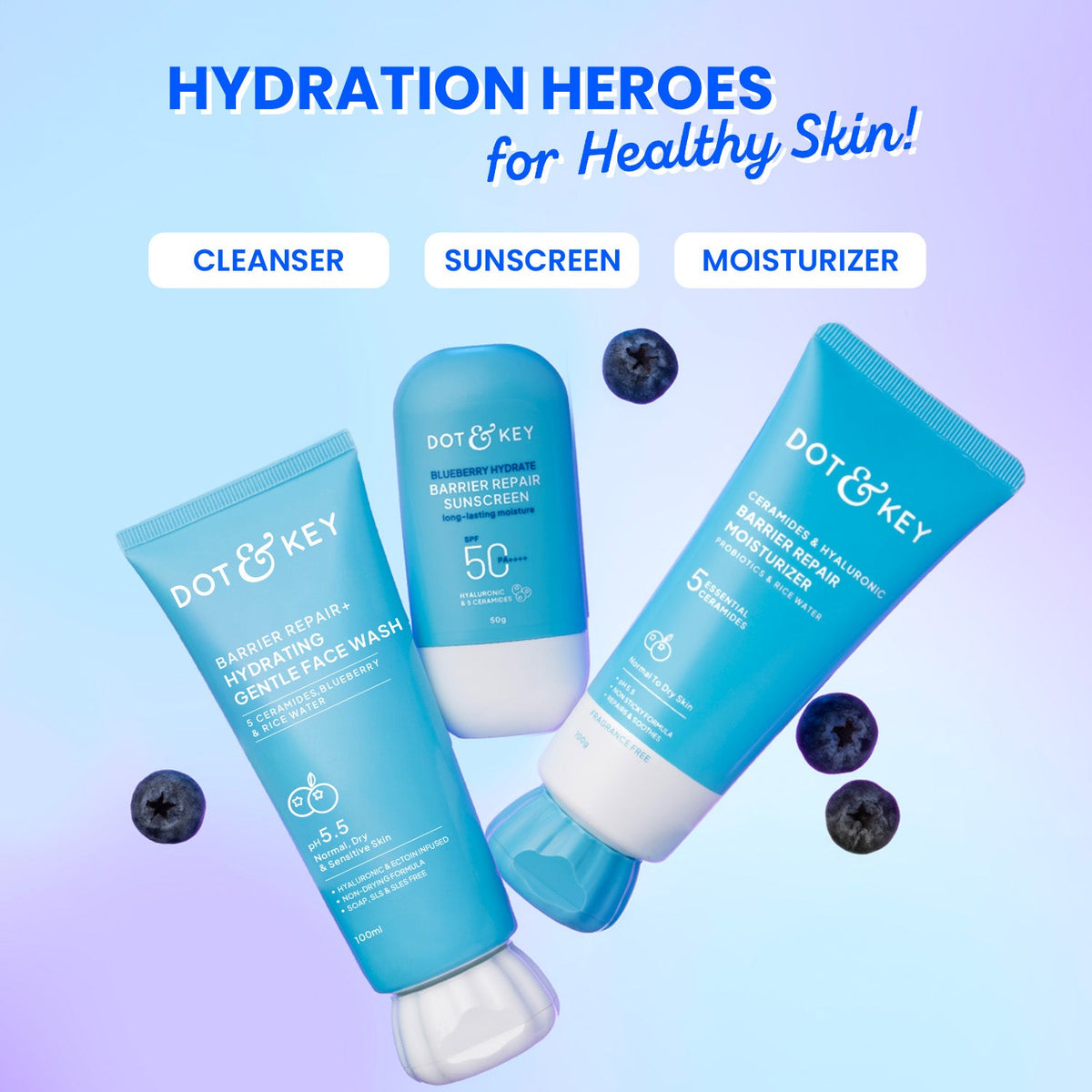 Dot & Key Healthy Hydration Skincare Combo - 280g