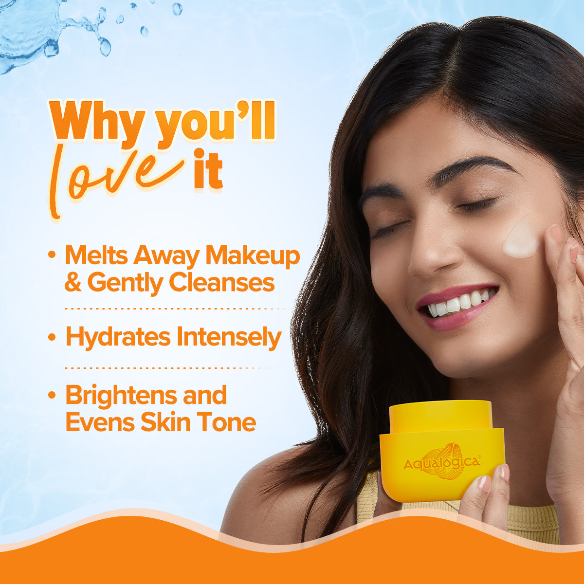 Aqualogica Glow+ Wipe It All Hydrating Cleansing Balm - 50g