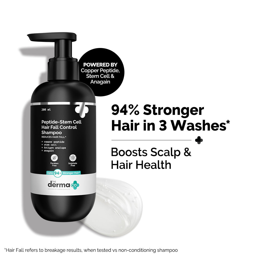 Derma Co Peptide-Stem Cell Hair Fall Control Shampoo