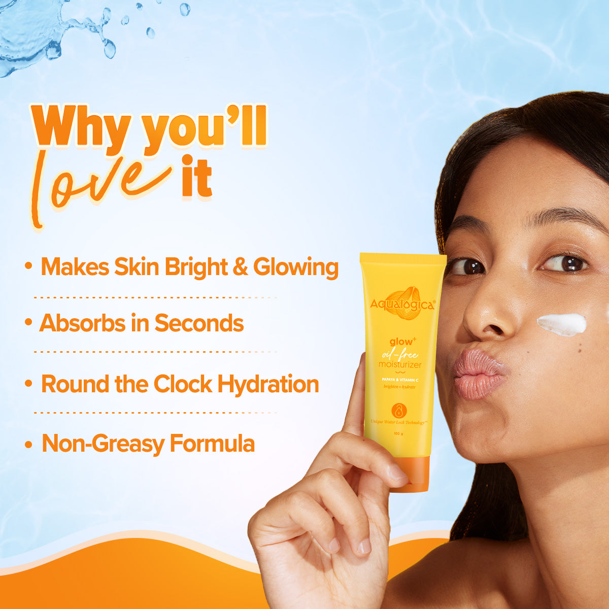 Aqualogica Glow+ Oil Free Moisturizer