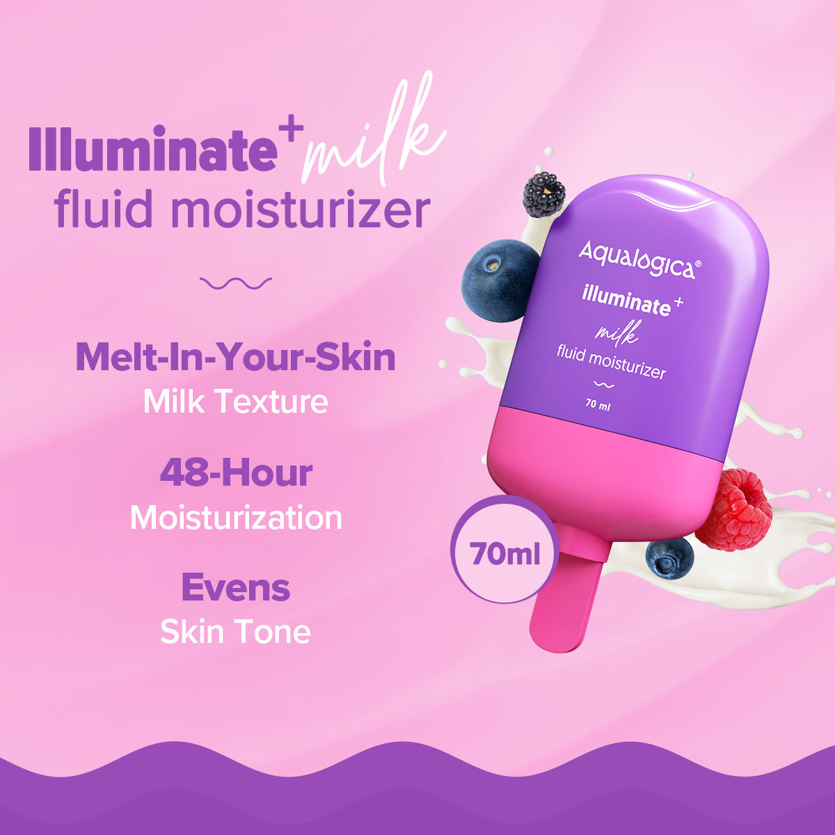Aqualogica Illuminate+ Milk Fluid Moisturizer