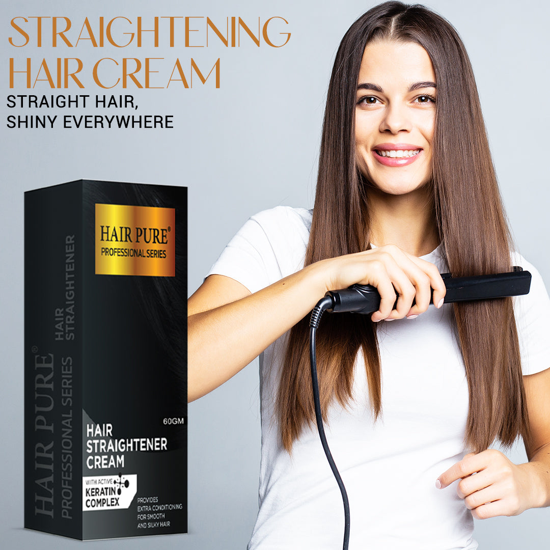 Redifyn Hair Pure Keratin Hair Straightening Kit (Hair Straightener Cream & Neutralizing Cream 60ml)