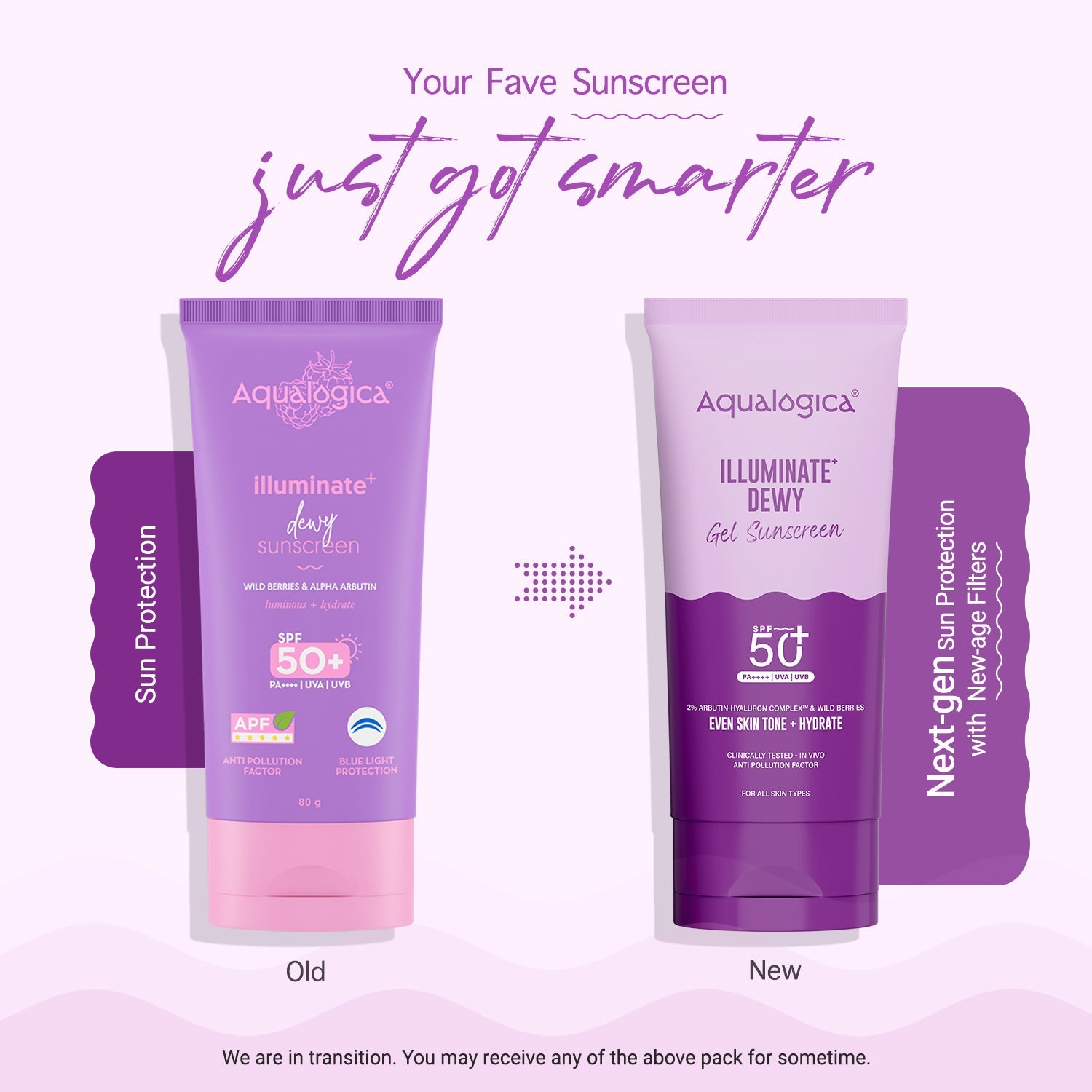 Aqualogica Illuminate+ Dewy Gel Sunscreen Spf 50+ Pa++++