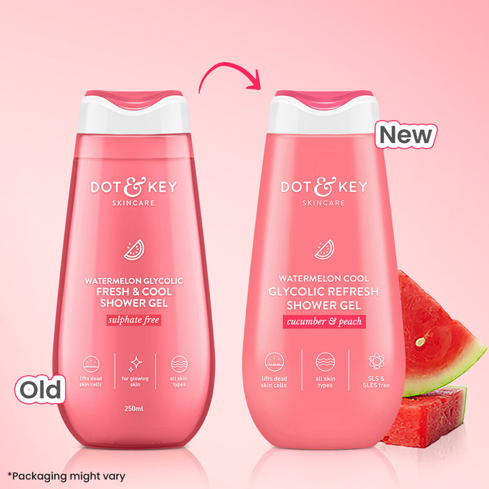 Dot & Key Watermelon Cooling Glycolic Acid Shower Gel - 250ml