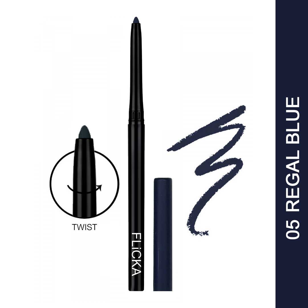 Flicka Cosmetics 05RegalBlue - Wild & Kind Color Kajal