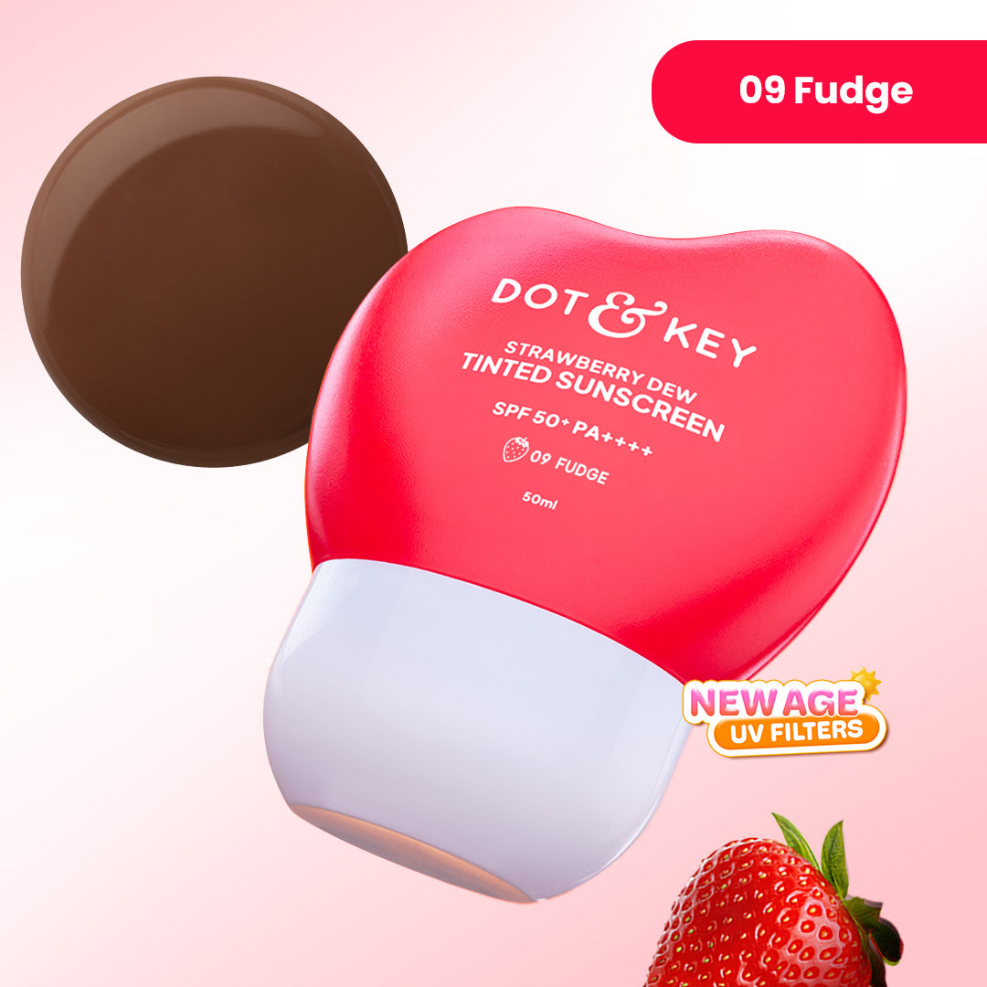 Dot & Key Strawberry Dew Tinted Sunscreen, In-Vivo Tested SPF 50+ PA++++