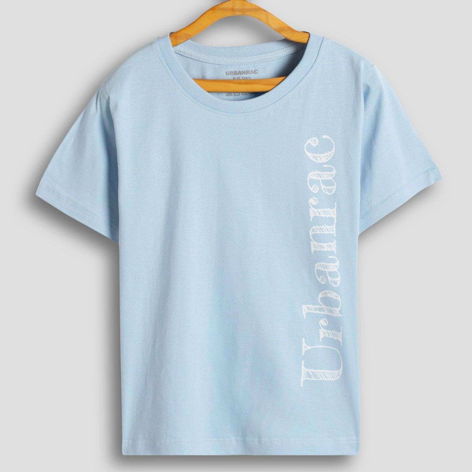 Urbanrac Side Print T-Shirt - Blue