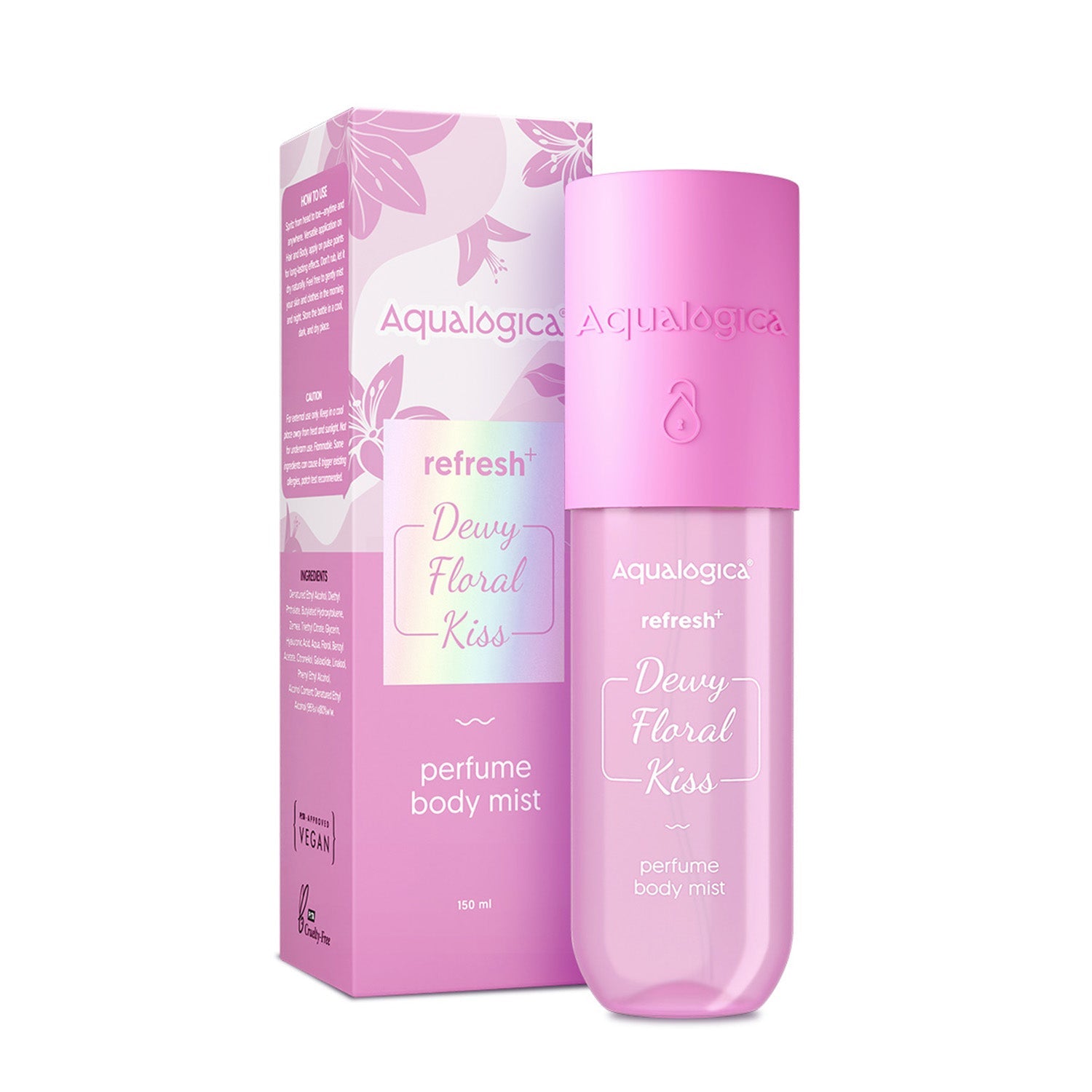 Aqualogica Refresh+ Dewy Floral Kiss Perfume Body Mist