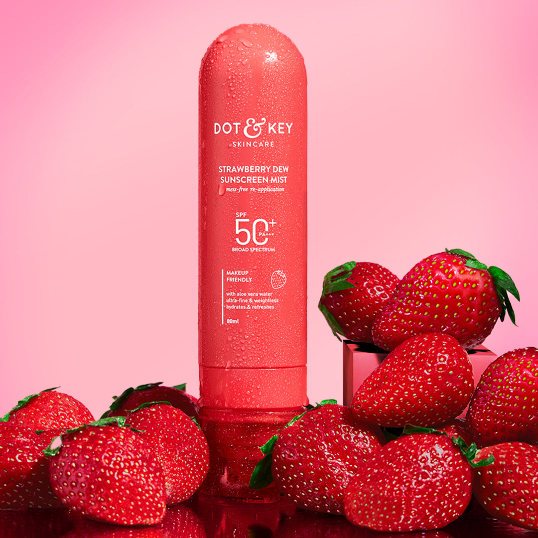 Dot & Key Strawberry Sunscreen Face Mist In-Vivo Tested SPF 50+ PA+++ - 80ml