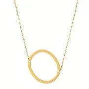 Salty Chic Alphabet Golden Necklace